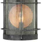 Hinkley Lighting 2620DZ Aged Zinc Small Wall Mount Lantern Image 3
