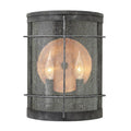 Hinkley Lighting 2624DZ Aged Zinc Medium Wall Mount Lantern Image 1