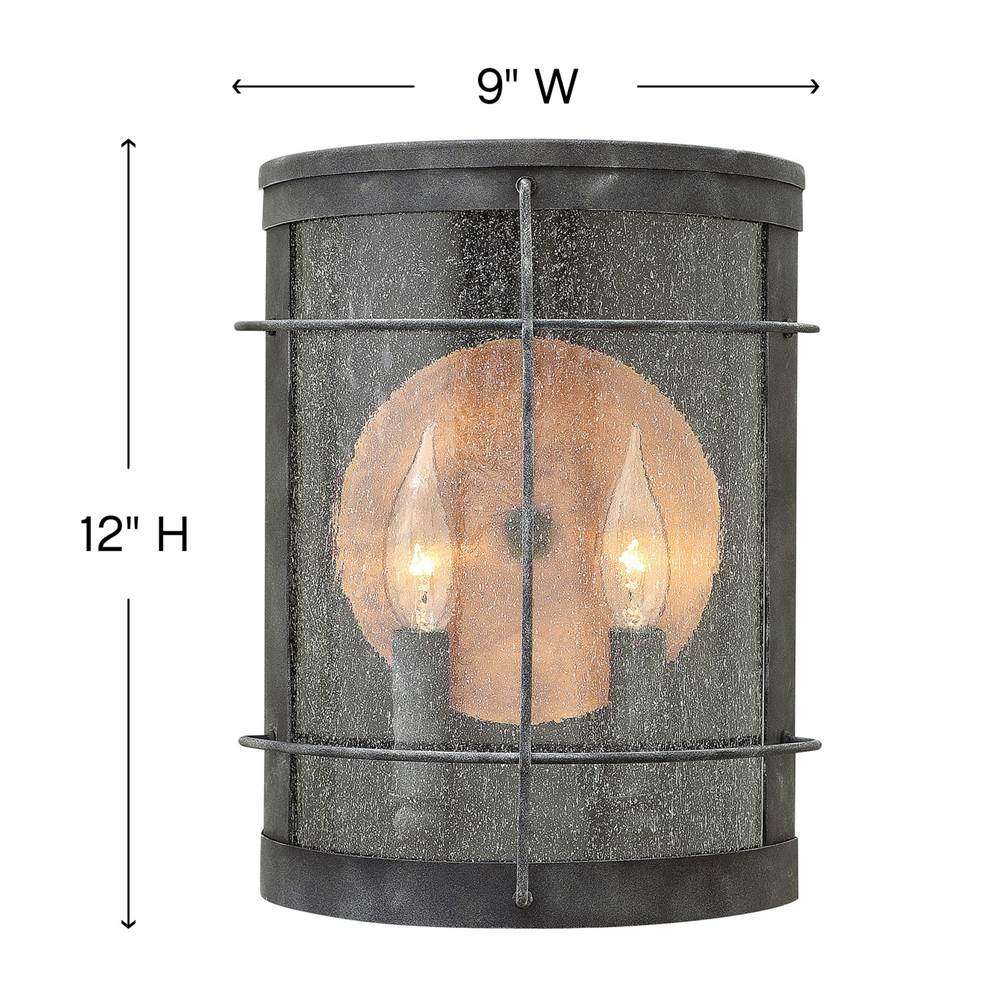 Hinkley Lighting Newport Medium Wall Mount Lantern