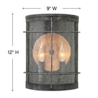 Hinkley Lighting Newport Medium Wall Mount Lantern