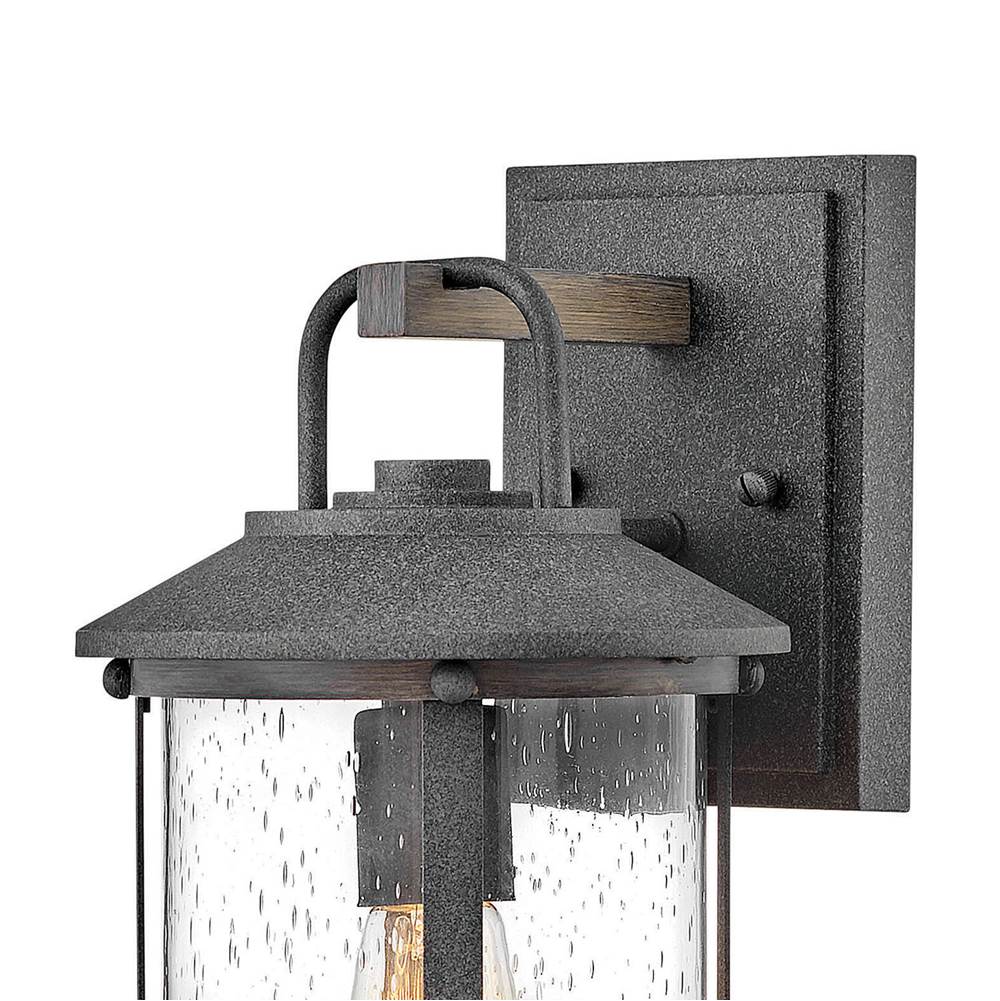 Hinkley Lighting 2680DZ Aged Zinc Small Wall Mount Lantern Image 8