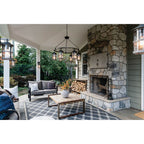 Hinkley Lighting 2680DZ Aged Zinc Small Wall Mount Lantern Image 6