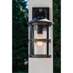Hinkley Lighting 2680DZ Aged Zinc Small Wall Mount Lantern Image 4