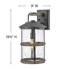 Hinkley Lighting Lakehouse Medium Wall Mount Lantern