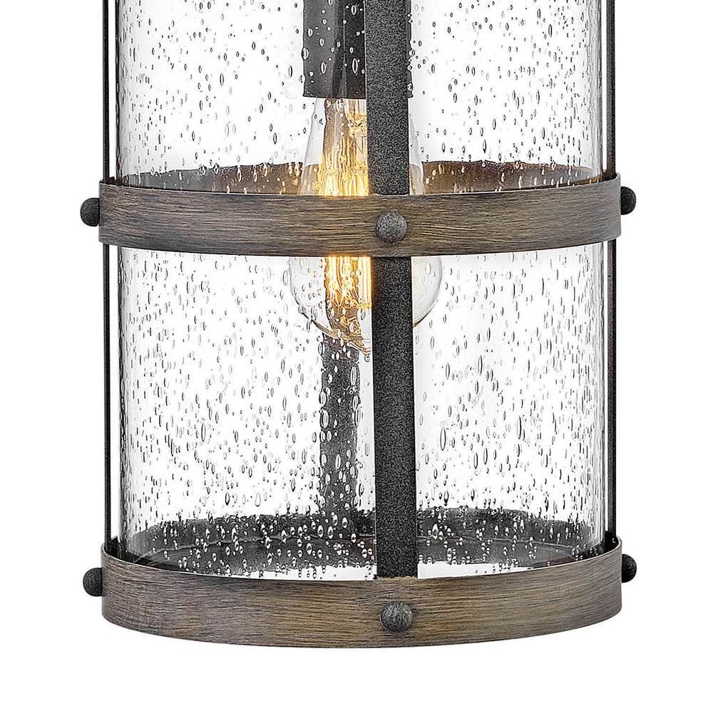 Hinkley Lighting 2684DZ Aged Zinc Medium Wall Mount Lantern Image 3