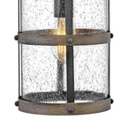 Hinkley Lighting 2684DZ Aged Zinc Medium Wall Mount Lantern Image 3