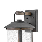 Hinkley Lighting 2685DZ Aged Zinc Large Wall Mount Lantern Image 4