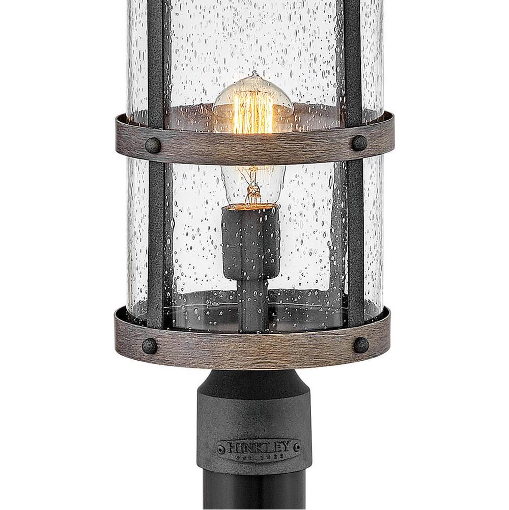 Hinkley Lighting 2687DZ Aged Zinc Medium Post Top Or Pier Mount Lantern Image 3