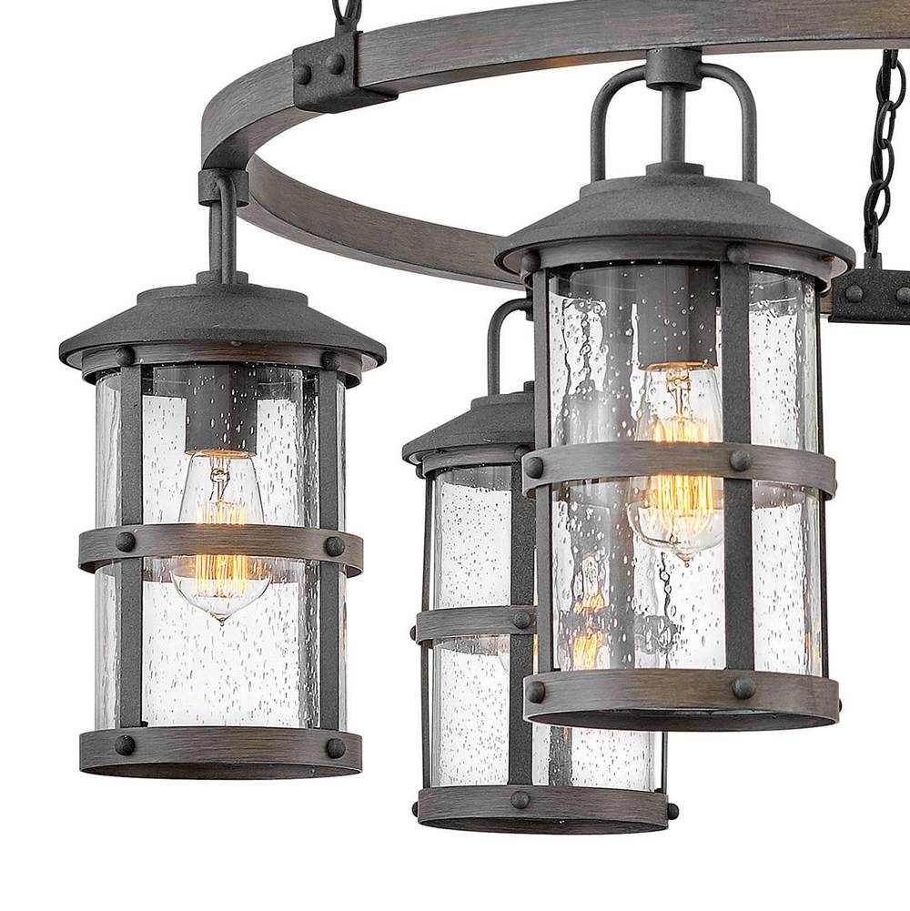 Hinkley Lighting 2689DZ-LL Aged Zinc Medium Single Tier Image 8