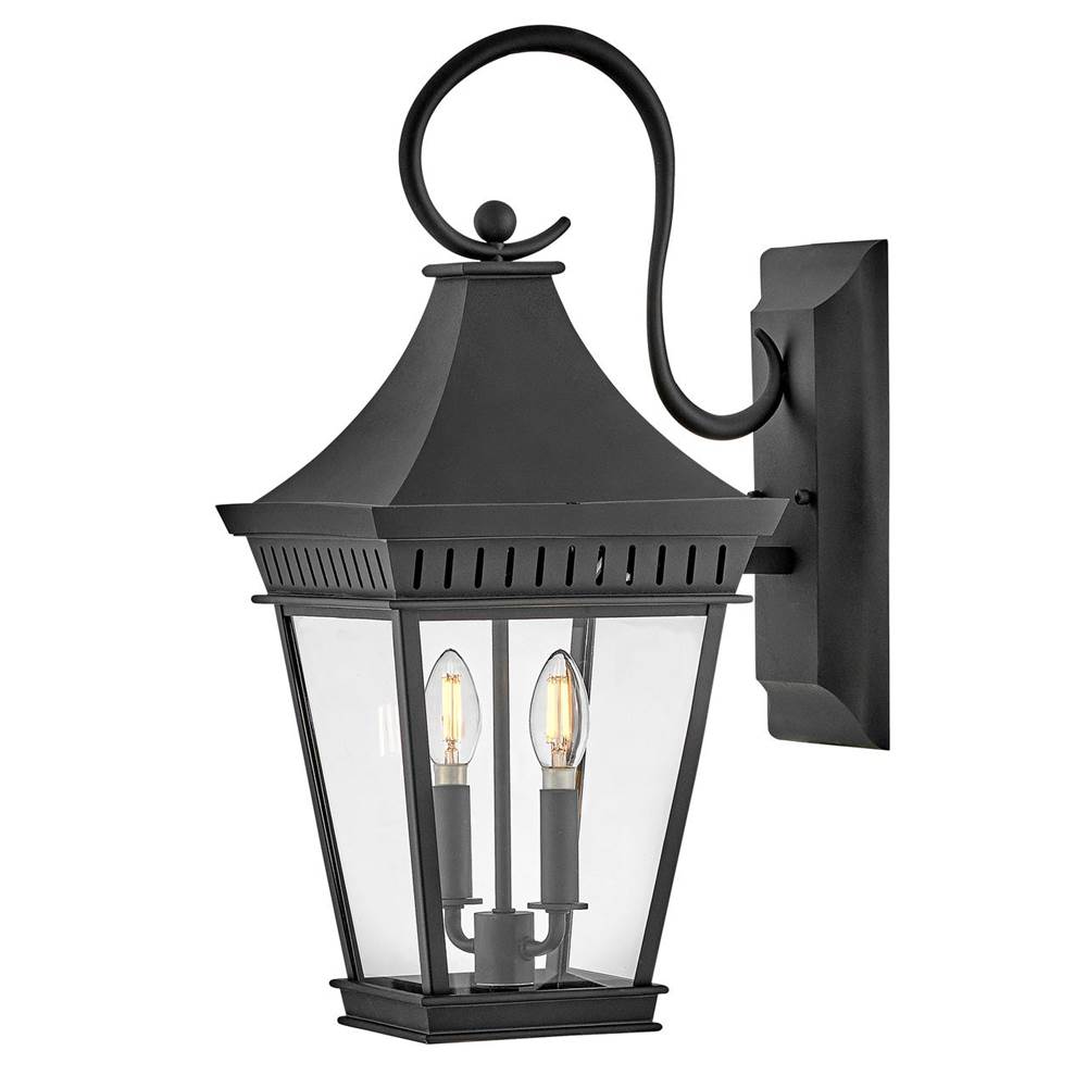 Hinkley Lighting 27090MB Museum Black Medium Wall Mount Lantern Image 1