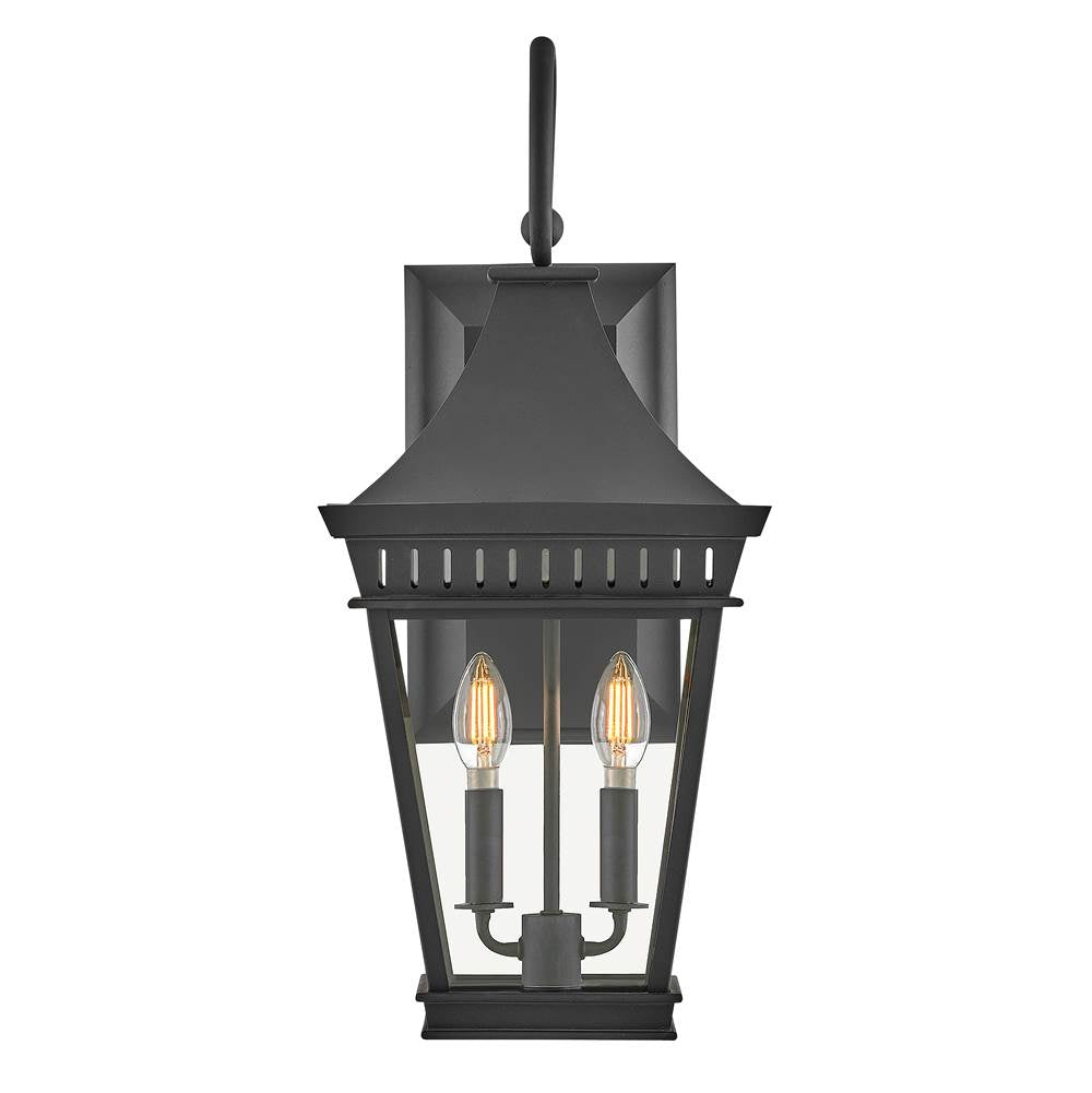 Hinkley Lighting 27090MB Museum Black Medium Wall Mount Lantern Image 8