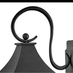 Hinkley Lighting 27090MB Museum Black Medium Wall Mount Lantern Image 7