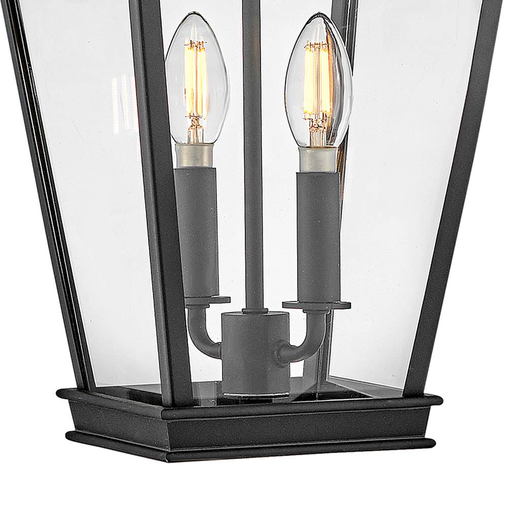 Hinkley Lighting 27090MB Museum Black Medium Wall Mount Lantern Image 5