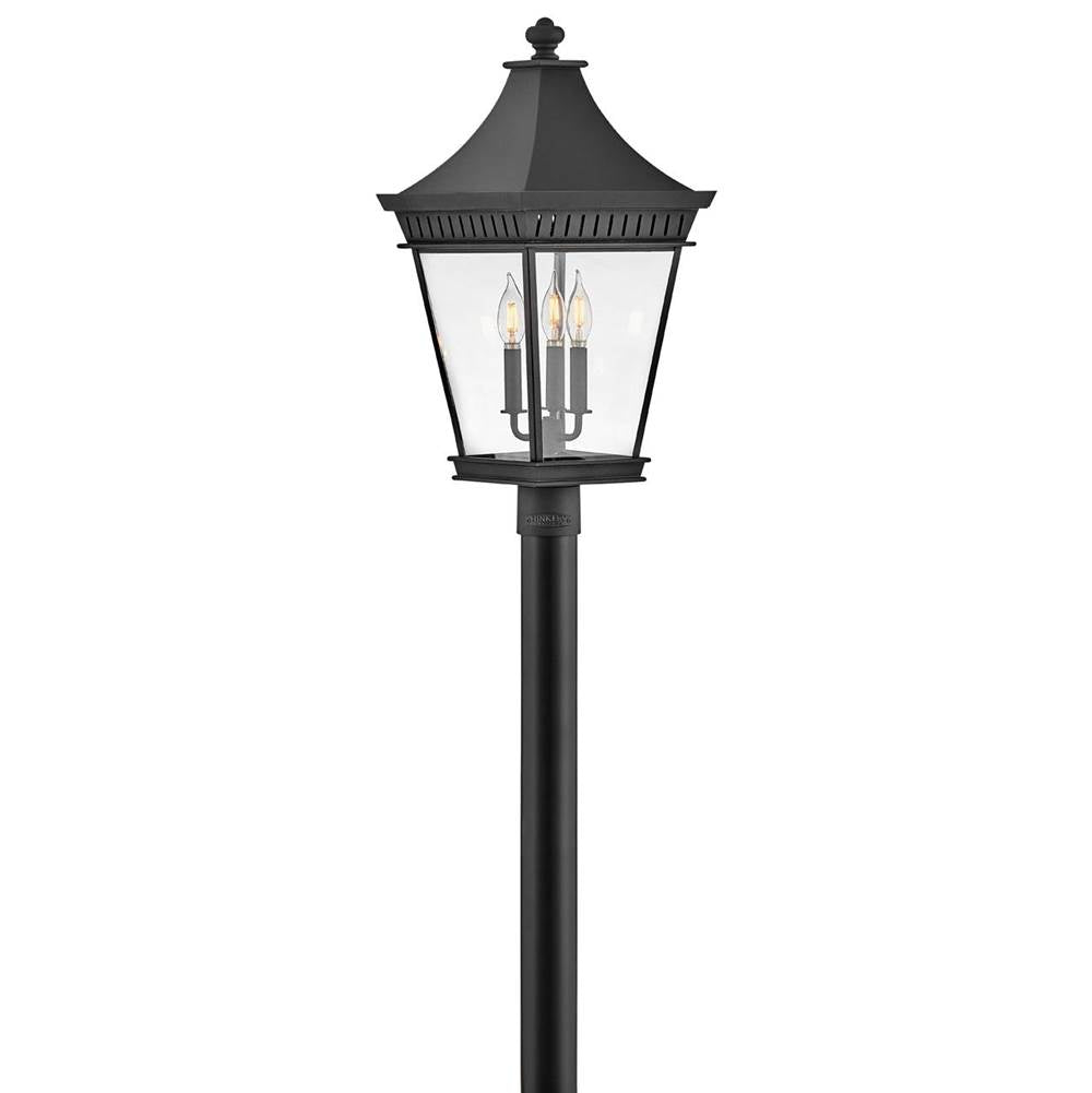 Hinkley Lighting 27091MB Museum Black Large Post Top Or Pier Mount Lantern Image 1