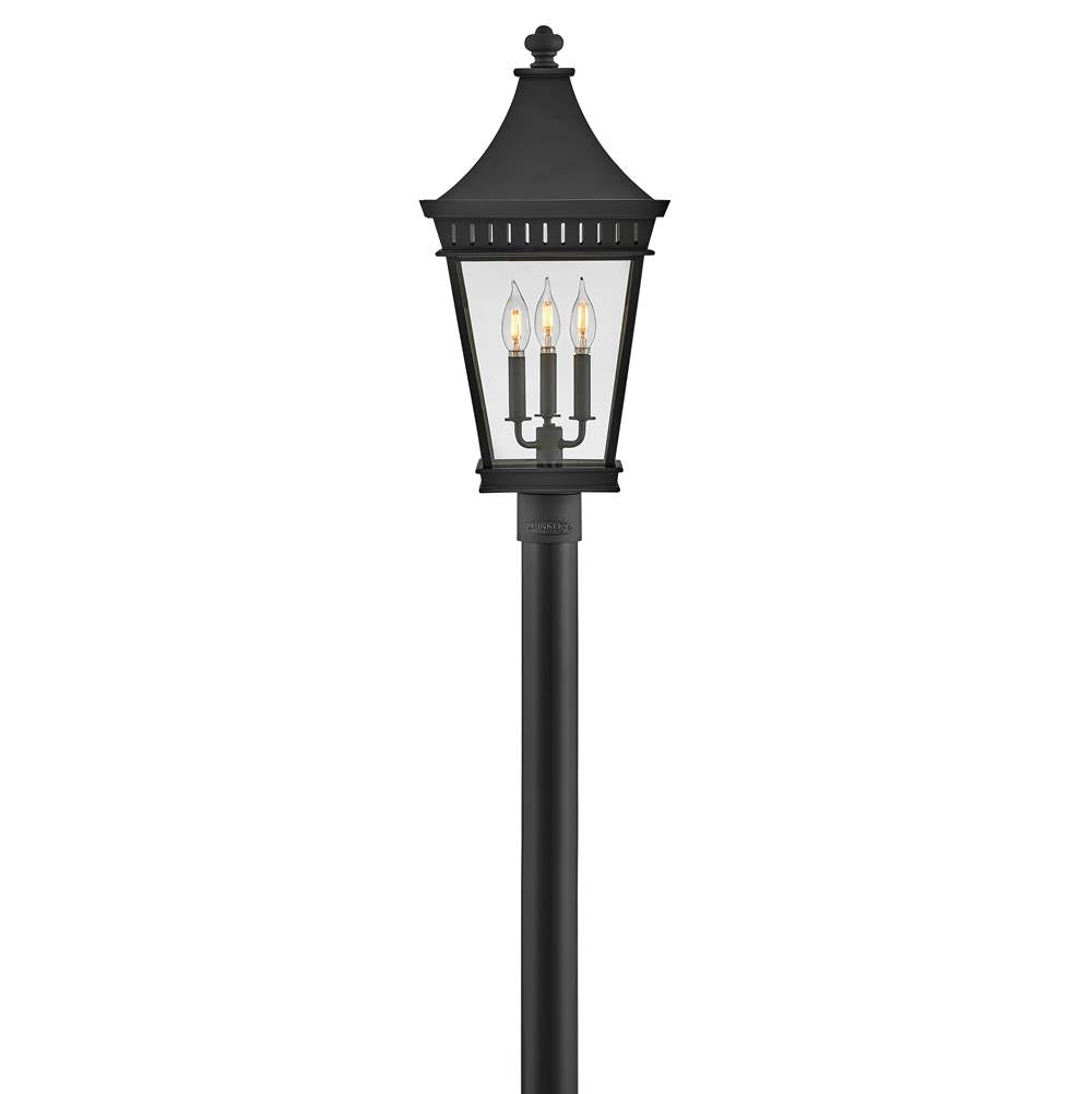 Hinkley Lighting 27091MB Museum Black Large Post Top Or Pier Mount Lantern Image 8