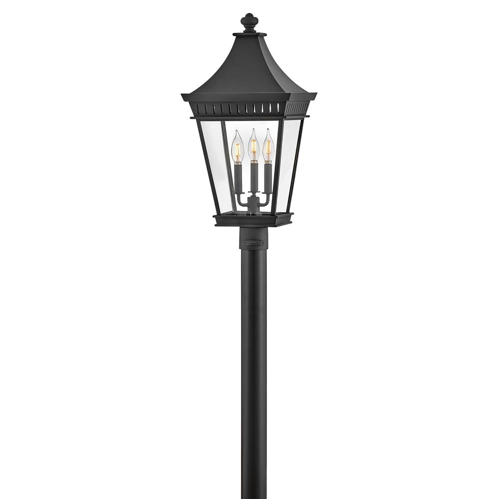 Hinkley Lighting 27091MB Museum Black Large Post Top Or Pier Mount Lantern Image 7