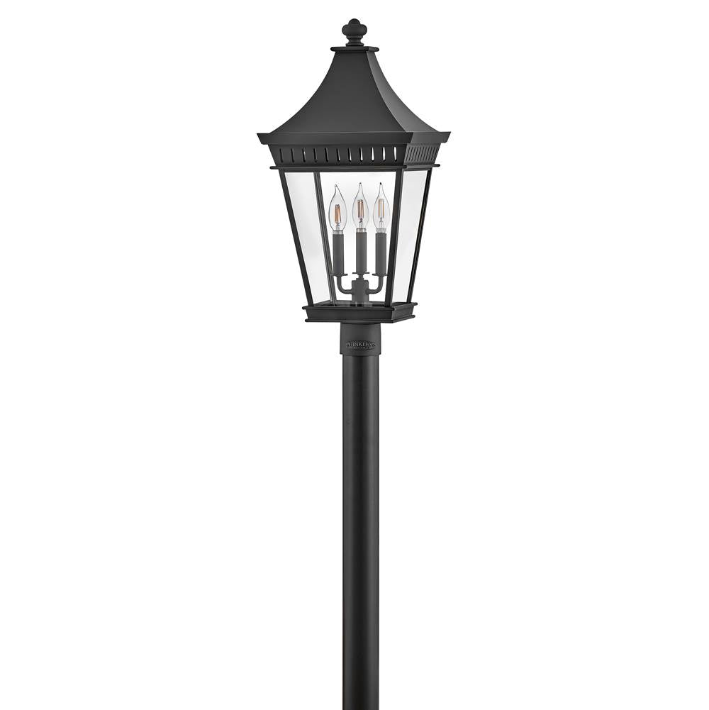 Hinkley Lighting 27091MB Museum Black Large Post Top Or Pier Mount Lantern Image 6