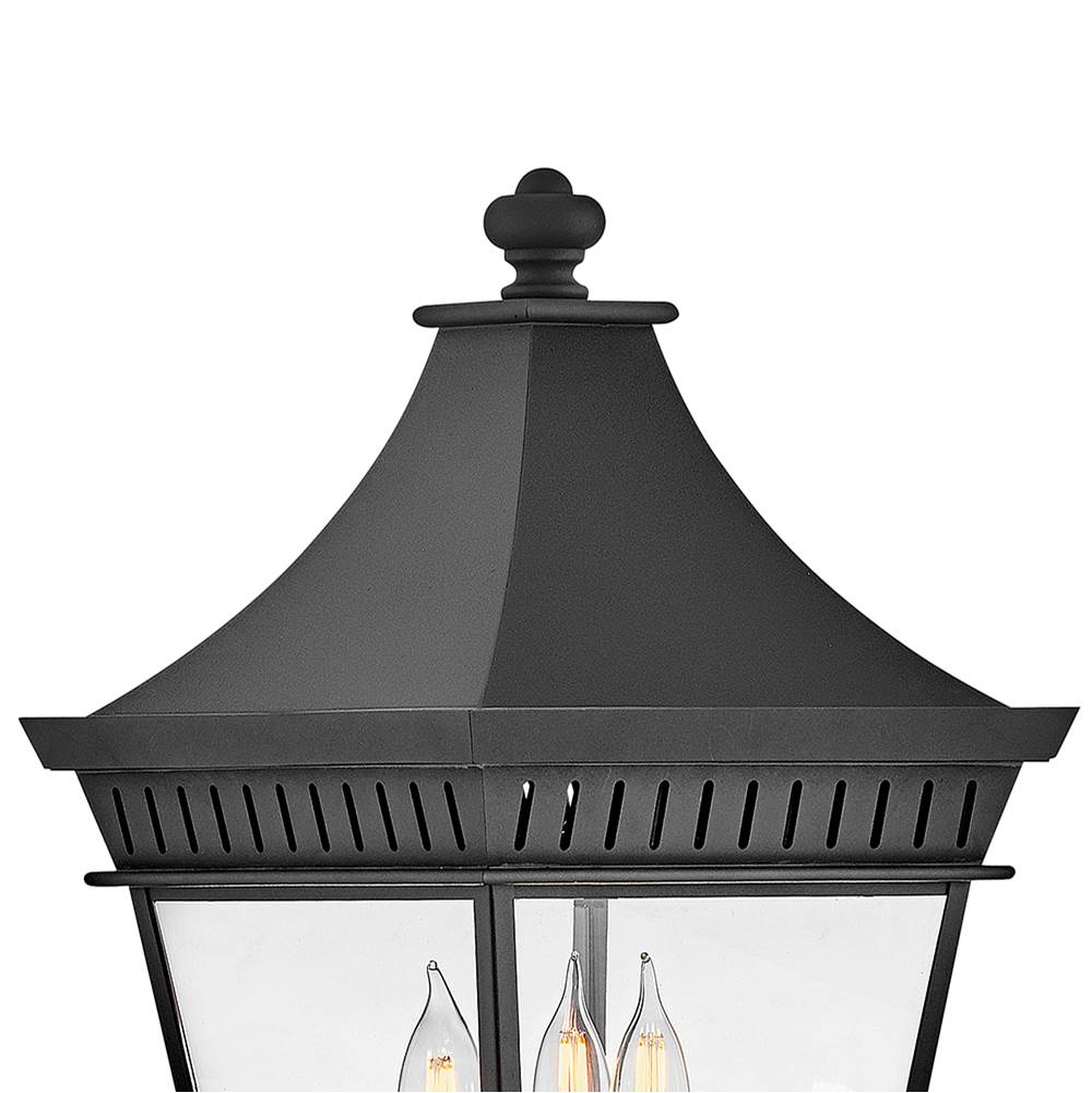 Hinkley Lighting 27091MB Museum Black Large Post Top Or Pier Mount Lantern Image 4