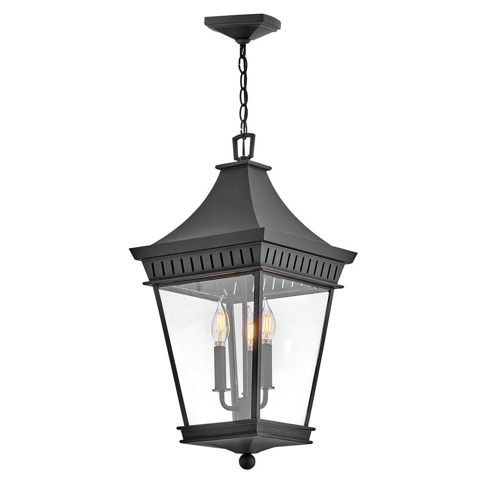 Hinkley Lighting 27092MB Museum Black Large Hanging Lantern Image 8