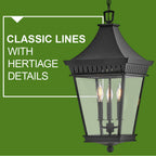 Hinkley Lighting 27092MB Museum Black Large Hanging Lantern Image 2