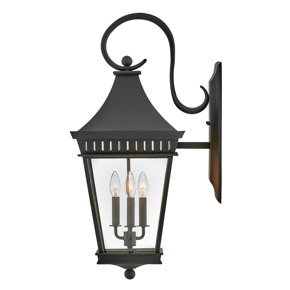 Hinkley Lighting 27094MB Museum Black Large Wall Mount Lantern Image 9