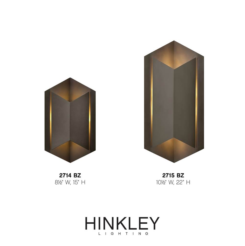 Hinkley Lighting 2715BZ Bronze Large Wall Mount Lantern Image 2
