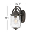 Hinkley Lighting Willoughby Small Wall Mount Lantern