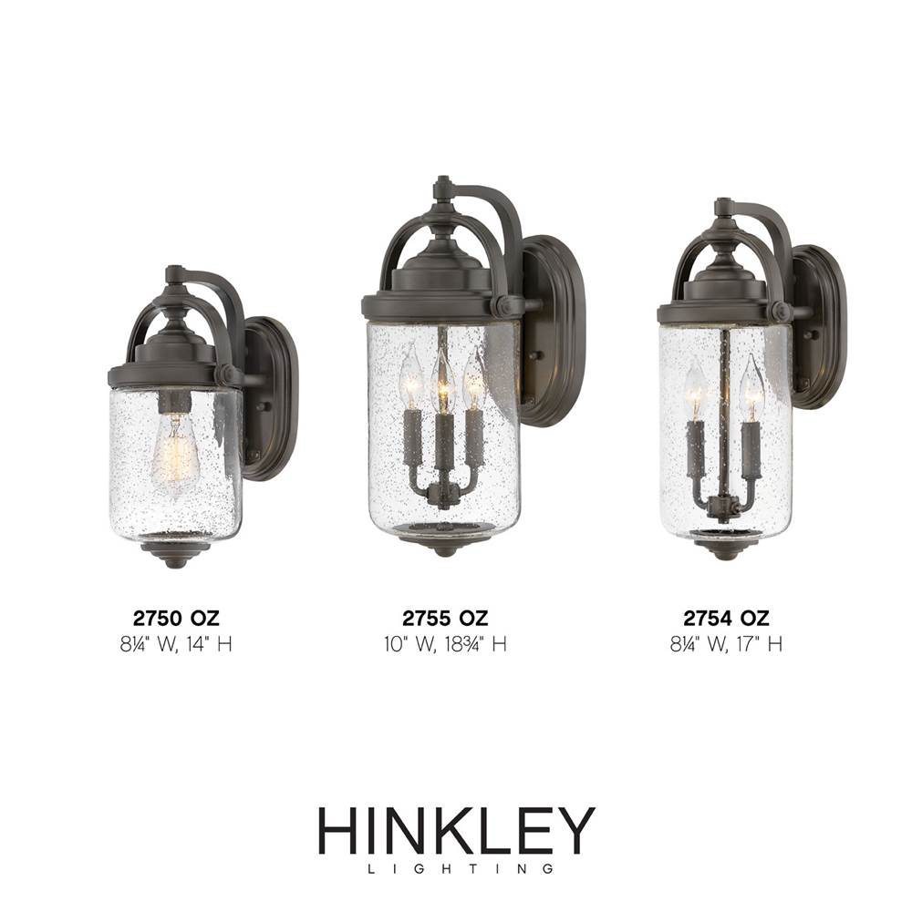 Hinkley Lighting 2750OZ Oil Rubbed Bronze Small Wall Mount Lantern Image 2