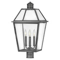 Hinkley Lighting 2771BLB Blackened Brass Medium Post Top Or Pier Mount Lantern Image 1