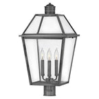 Hinkley Lighting 2771BLB Blackened Brass Medium Post Top Or Pier Mount Lantern Image 1