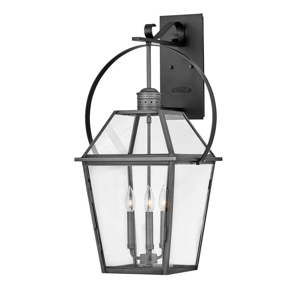 Hinkley Lighting 2778BLB Blackened Brass Medium Wall Mount Lantern Image 1