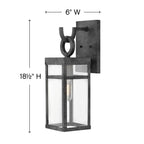Hinkley Lighting Porter Small Wall Mount Lantern