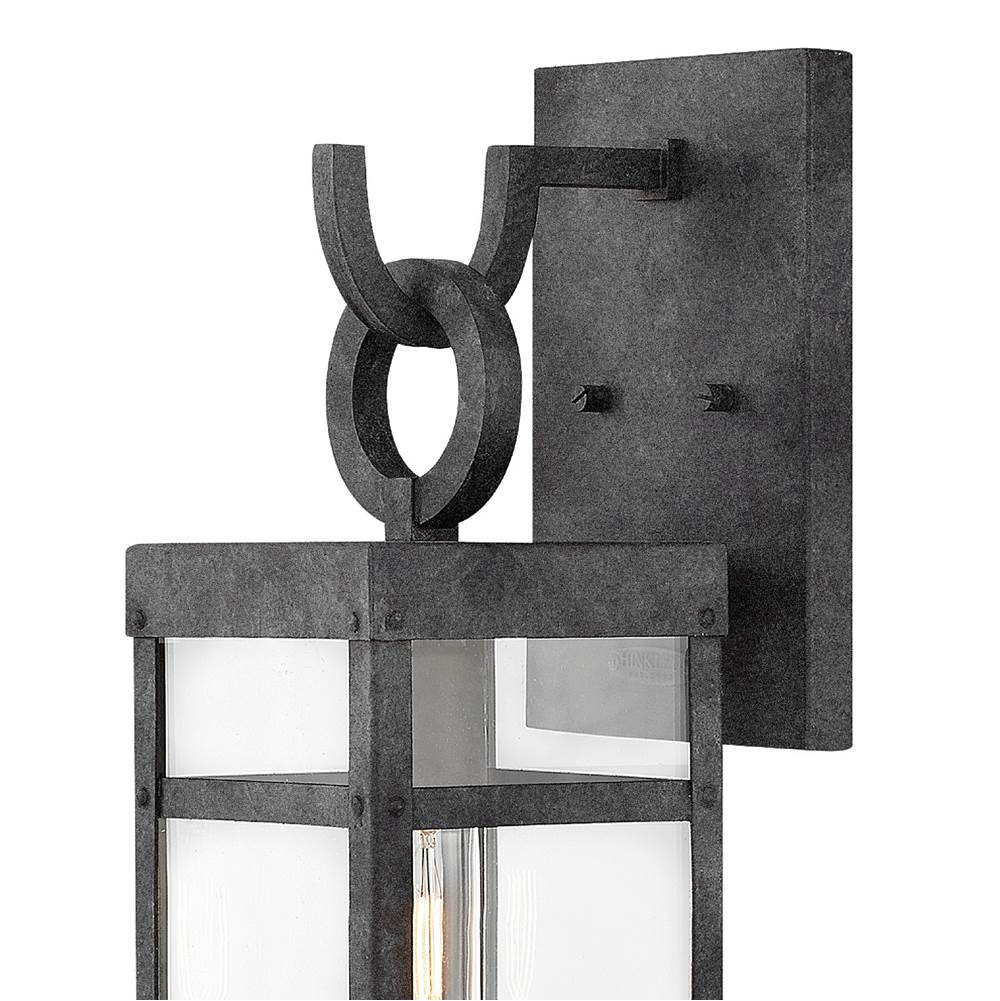 Hinkley Lighting 2800DZ Aged Zinc Small Wall Mount Lantern Image 6