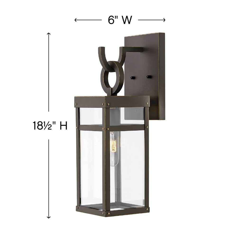 Hinkley Lighting Porter Small Wall Mount Lantern