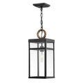 Hinkley Lighting 2802BK-LL Black Medium Hanging Lantern Image 1