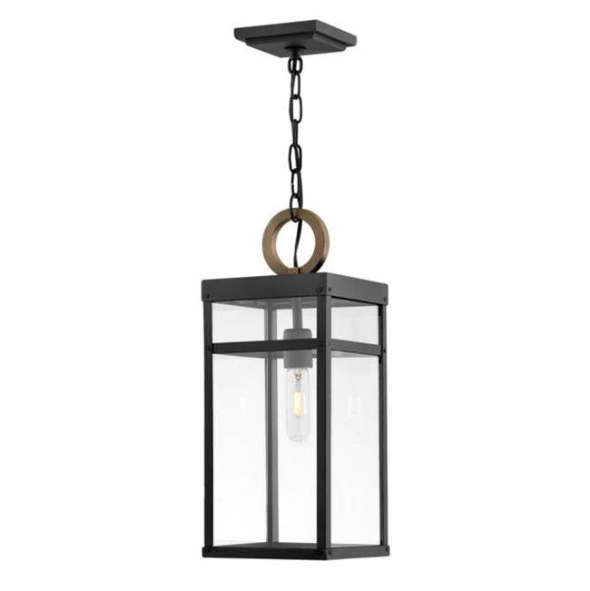 Hinkley Lighting 2802BK-LL Black Medium Hanging Lantern Image 1