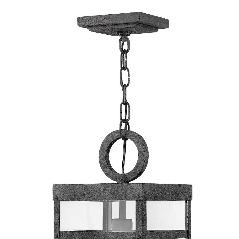 Hinkley Lighting 2802DZ-LL Aged Zinc Medium Hanging Lantern Image 4