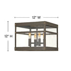 Hinkley Lighting Porter Medium Flush Mount