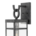 Hinkley Lighting 2804DZ-LL Aged Zinc Medium Wall Mount Lantern Image 5