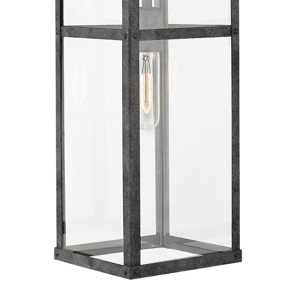 Hinkley Lighting 2804DZ-LL Aged Zinc Medium Wall Mount Lantern Image 4