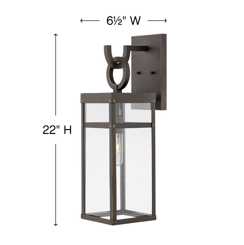 Hinkley Lighting Lisa Mcdennon Open Air Medium Wall Mount Lantern