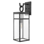 Hinkley Lighting 2805DZ-LL Aged Zinc Large Wall Mount Lantern Image 1