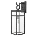 Hinkley Lighting 2805DZ Aged Zinc Large Wall Mount Lantern Image 1