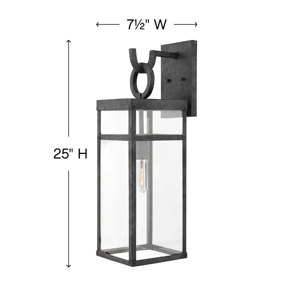 Hinkley Lighting Porter Large Wall Mount Lantern
