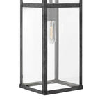 Hinkley Lighting 2805DZ Aged Zinc Large Wall Mount Lantern Image 7