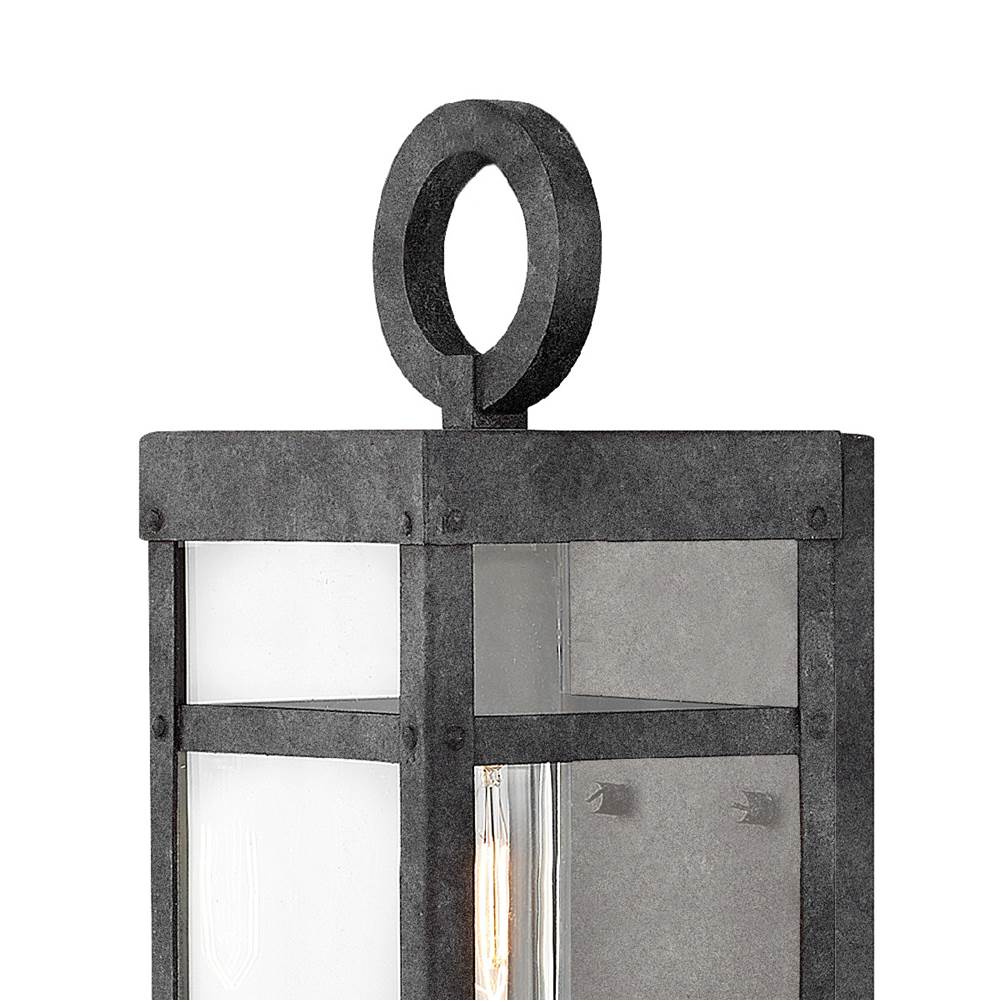 Hinkley Lighting 2806DZ Aged Zinc Extra Small Wall Mount Lantern Image 6