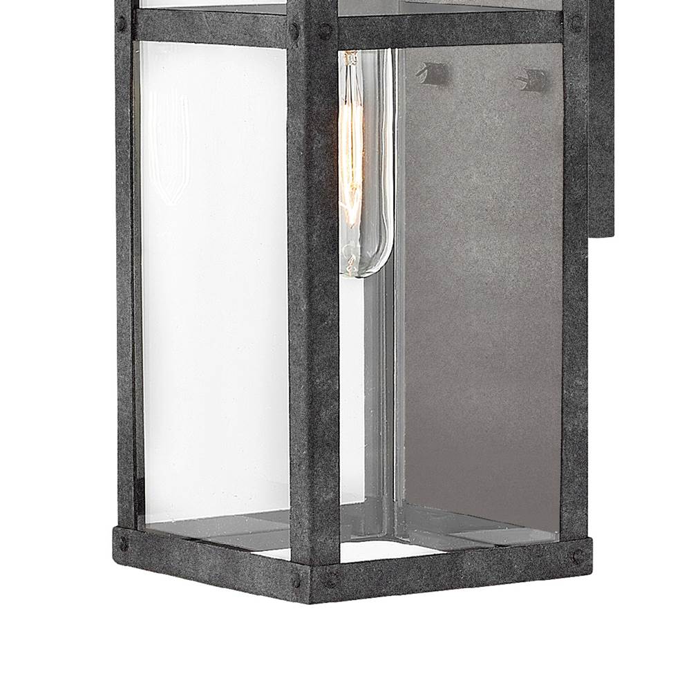 Hinkley Lighting 2806DZ Aged Zinc Extra Small Wall Mount Lantern Image 5