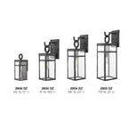 Hinkley Lighting 2806DZ Aged Zinc Extra Small Wall Mount Lantern Image 4