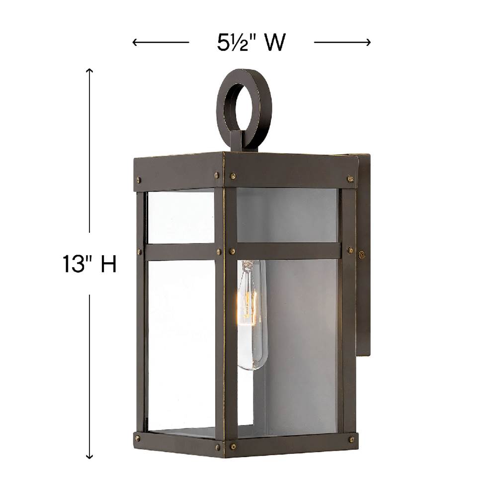 Hinkley Lighting Porter Extra Small Wall Mount Lantern