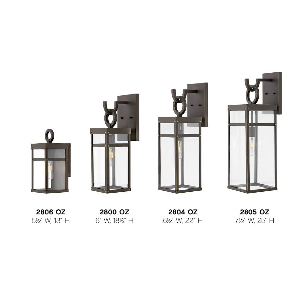 Hinkley Lighting 2806OZ Oil Rubbed Bronze Extra Small Wall Mount Lantern Image 4